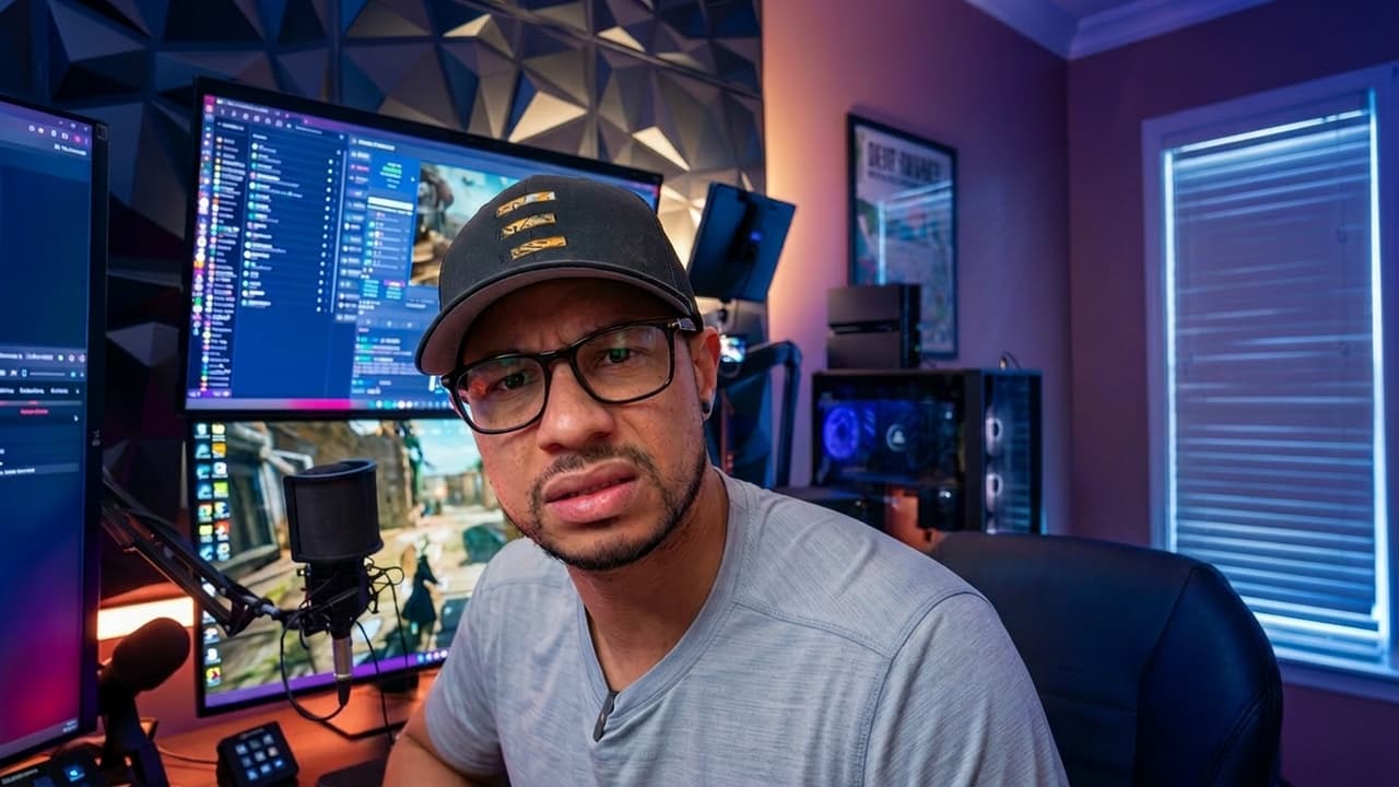 Spencer Barlow at his streaming desk